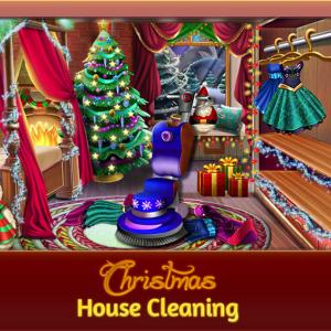 Nettoyage de la maison de Noël