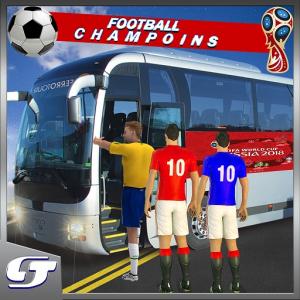 Simulation de transport de bus de joueurs de football jeu de transport