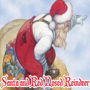 Puzzle de renne au nez Santa et rouge