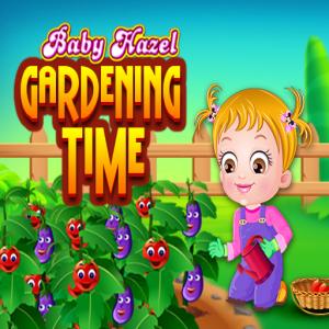 Temps de jardinage de noisetier bébé