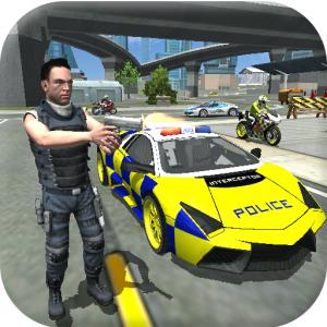 Polizei Polizist Car Simulator City Missionen