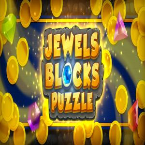 Juwelen blockiert Puzzle.