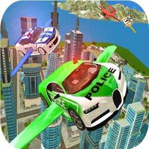 Fliegender Polizeiauto-Simulator