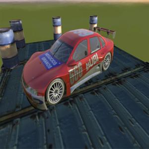 Simulateur de voiture de sport impossible 3D