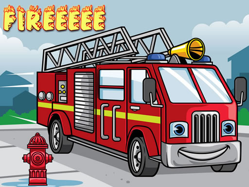 Feuerwehrwagen-Puzzle