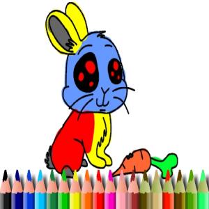 Книжка-раскраска кролик BTS