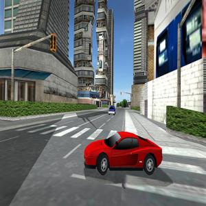 Simulateur de voiture de route réel