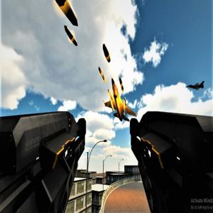 Anti-Flugzeug-Angriff: Moderner Jet-Krieg