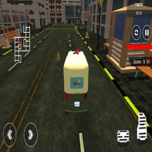 City Tuk Tuk Rickshaw: Simulator Chingchi jeu