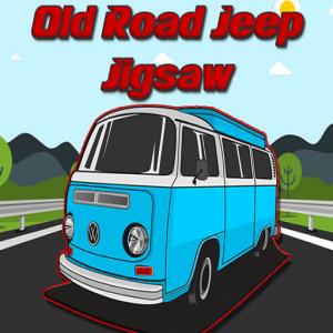 Vieille route Jeep Jigsaw