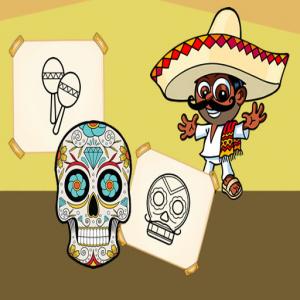 Божевільна мексиканська книжка-розмальовка
