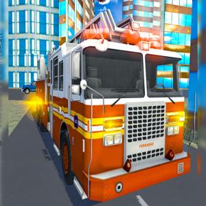 Simulateur de conduite de sauvetage des camions de feu de feu