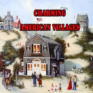 Charmante amerikanische Dörfer gleiten