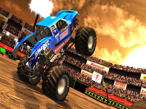 Monster Truck Wüste Racing Spiel 3D 2019