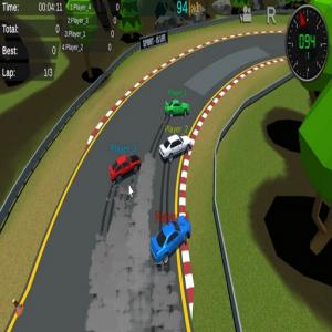 Фантастичний піксельний автогонок для кількох гравців