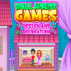 Design de jeux de maison de poupée et décoration