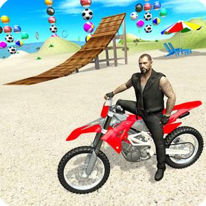 Motorrad Strandkämpfer 3D
