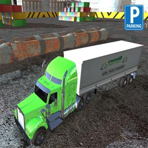 Parking de camion de port