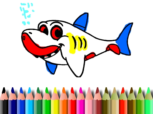 Книжка-раскраска BTS Shark