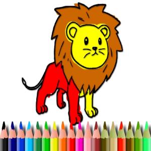 Книжка-раскраска BTS Lion