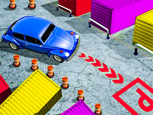 Классическая автомобильная парковка 3D