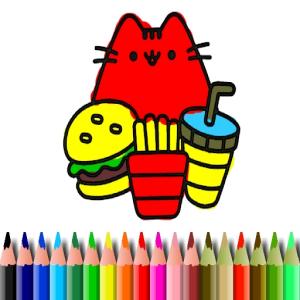 Раскраска BTS Cute Cats