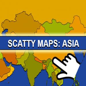 Scattty Maps Asia.