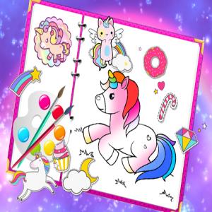 Fabuleux livre de coloriage mignon unicorn