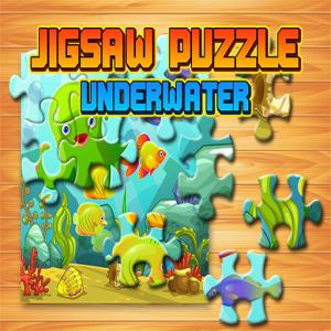 Unterwasser-Jigsaw-Puzzle-Spiel