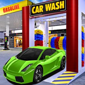 Autowasch- und Tankstelle Simulator