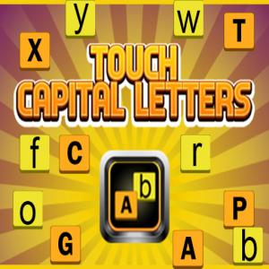 Touchez les lettres majuscules