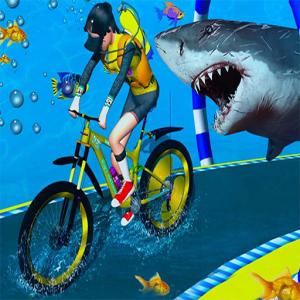 Подводное приключение на велосипеде