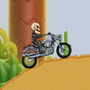 Мотоцикл Гонки по холмам 2D