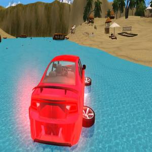 Wasserauto surfen 3D