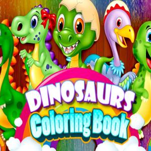 Livre à colorier des dinosaures