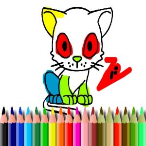 BTS Cat Coloring.