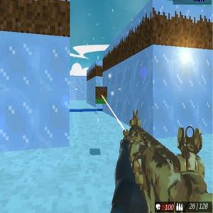 Blocky Swat Shooting Iceworld Multijoueur