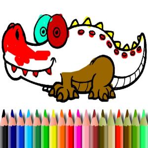 Coloriage d'alligator BTS