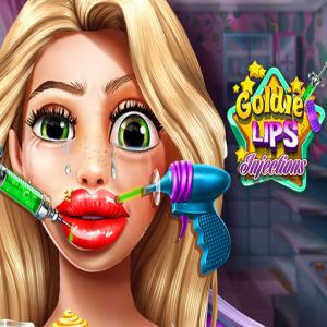 Goldie Lippen Injektionen.