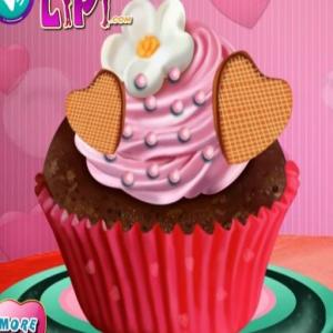 Erstes Datum Liebes-Cupcake
