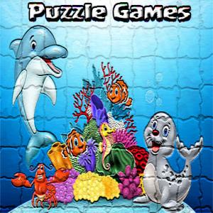 Puzzlespielkarikatur für Kinder