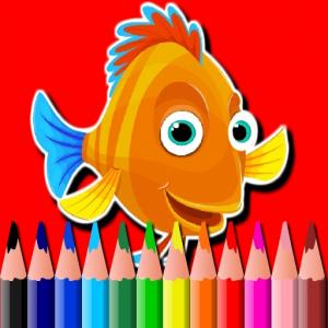 Книжка-розмальовка для риби BTS