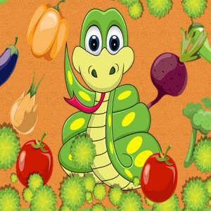 Serpent de légumes