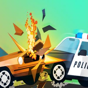 Атака поліцейських автомобілів