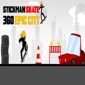 Stickman Skate 360 ​​Эпический город