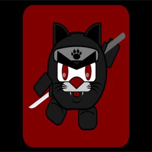 Miaou noir Ninja